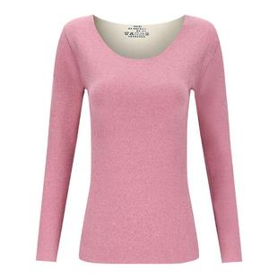 一体羊羔绒保暖内衣女套装加厚加绒纯棉发热打底秋衣秋裤羊毛衫冬