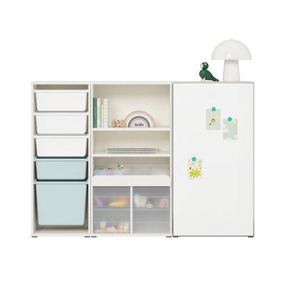 汉森书柜儿童收纳柜带画板教具柜