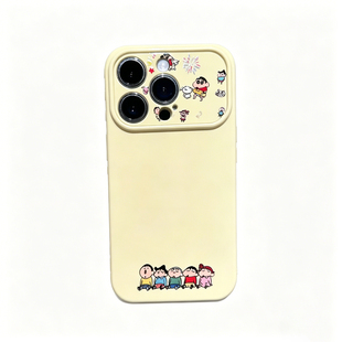 卡通一排小伙伴适用iPhone17/16promax手机壳全包小米17PRO可爱情侣华为PURA90/80小众简荣耀600软壳VIVOX300