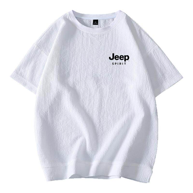 JEEP吉普重磅冰丝美式短袖T恤