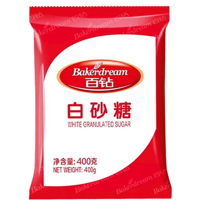 安琪百钻绵白砂糖400g细砂糖幼砂糖冲饮喝糖粉做蛋糕面包烘焙原料