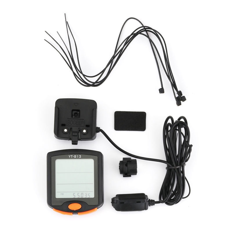 博格尔813无线码表 自行车有线码表 自行车电脑 计算 全屏背光