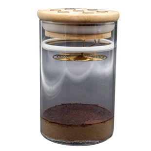 蟋蟀蛐蛐蝈蝈竹蛉鸣虫玻璃透明叫罐竹盖七星孔三合土到手即用包邮