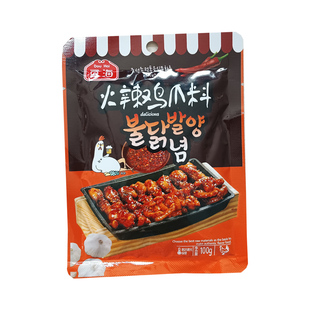 延边火辣鸡爪酱料韩式延吉调味料辣炒海鲜料火辣蘸料小木屋调料包