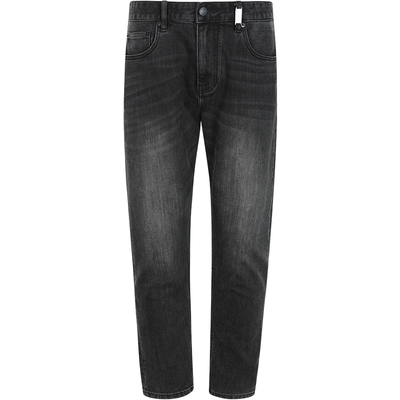 lezora复古水洗微弹牛仔裤