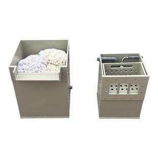 锦鲤鱼池沉淀生态沼泽过滤箱瀑布出水庭院花园隐藏树叶收集水泵箱