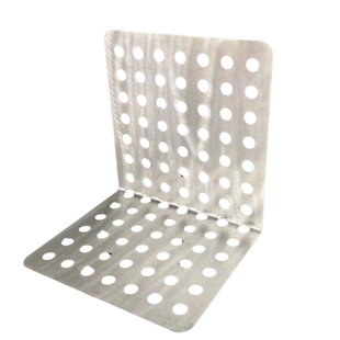 不锈钢L型墙面侧排水地漏阳台院墙下水口防树叶防鼠过滤网罩挡板