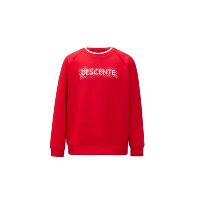 DESCENTE迪桑特儿童SKI STYLE男女童运动针织长袖套头卫衣