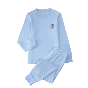 迪士尼米奇中小男童纯棉A类小高领内衣套装保暖儿童宝宝秋衣秋裤