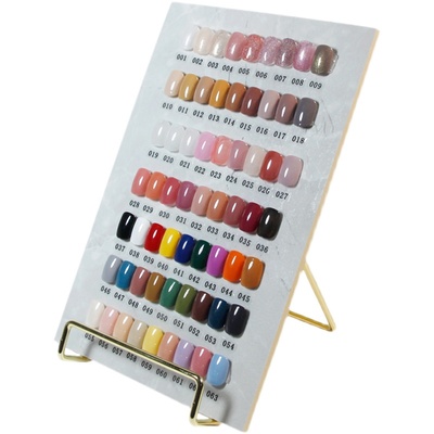 美甲色卡板木质木架拍照背景板