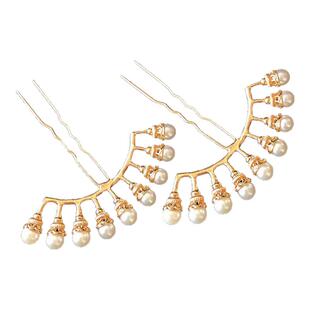 汉服珍珠发排发簪排插头饰后压发钗明制百搭美女古风宋制排簪全套