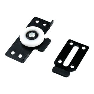 衣柜移门滑轮家具推拉门轮子趟门上下轮轨道老式滚轮黑色凸轮滑道