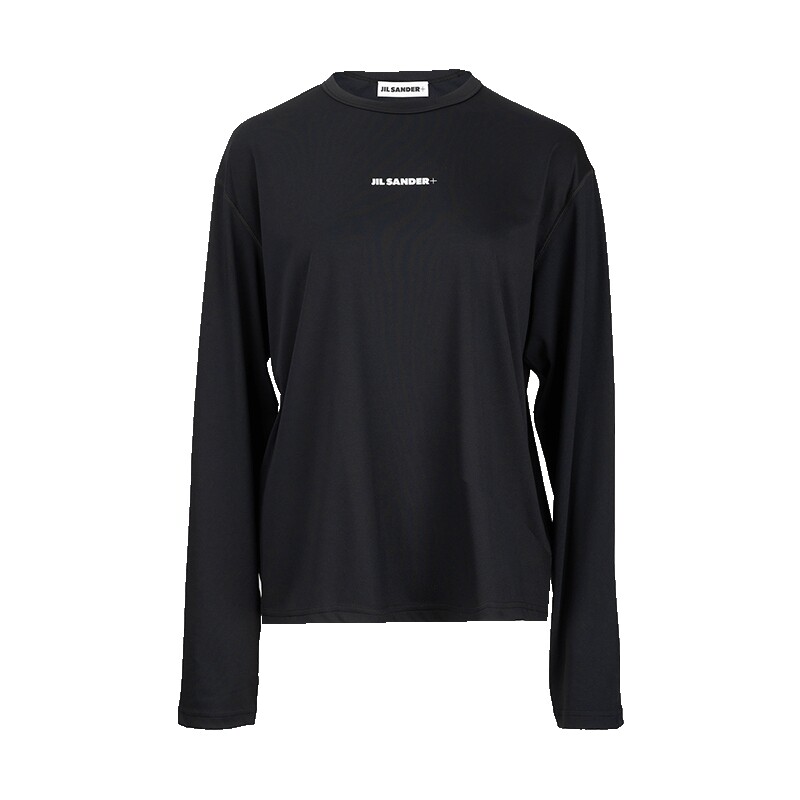 JilSander圆领休闲长袖T恤女士