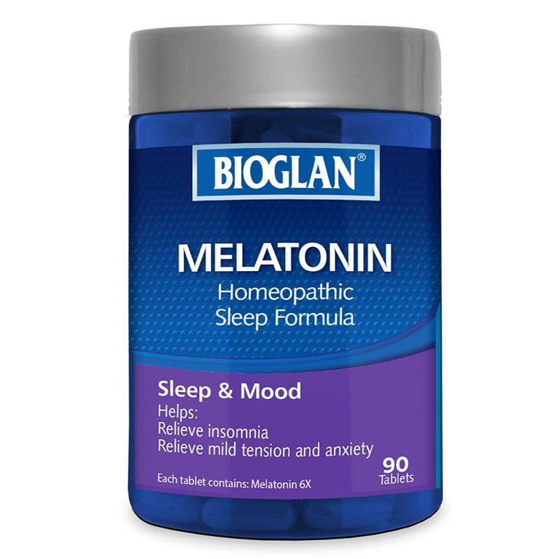 澳洲 Bioglan Melatonin褪黑素睡眠片 减压舒缓 90粒