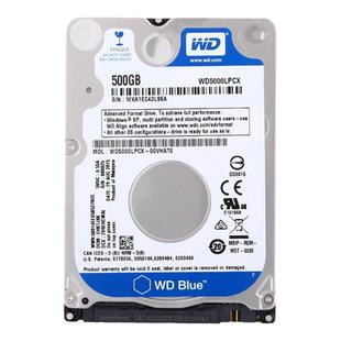 全新2.5寸500G笔记本电脑硬盘机械WD西部数据7MM厚度蓝盘SATA串口