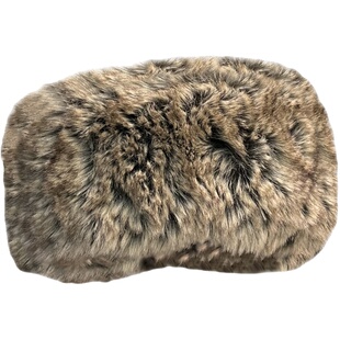 东北长白山雪山旅游毛绒仿皮草帽子女冬保暖拍照氛围感草原发带男