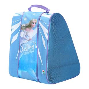 迪士尼轮滑鞋收纳包儿童溜冰鞋背包专用滑冰鞋护具袋套装三层透气