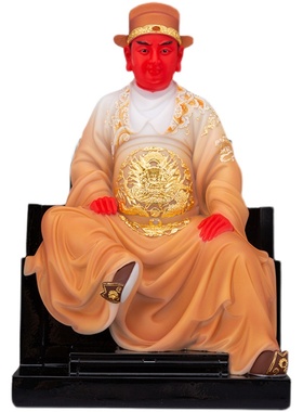 广泽尊王神像居家保平安汉白玉