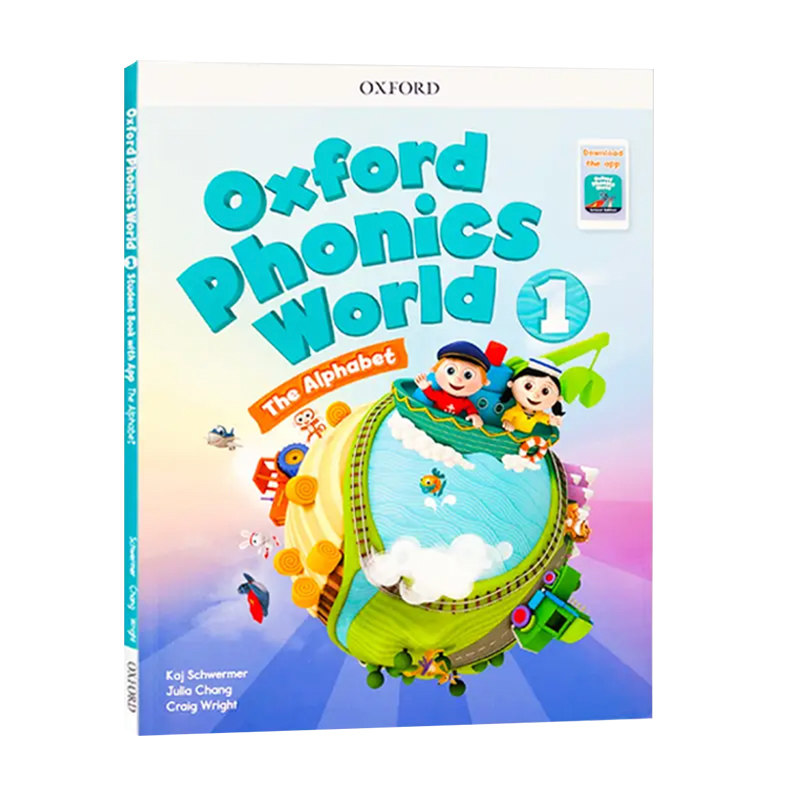 新版牛津自然拼读教材 Oxford Phonics World 1 2 3 4 5级别 牛津拼读世界全套零基础幼少儿英语