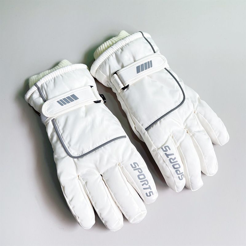 滑雪手套男女加绒加厚防滑户外运动骑行防水防寒冬季屏保暖手套触