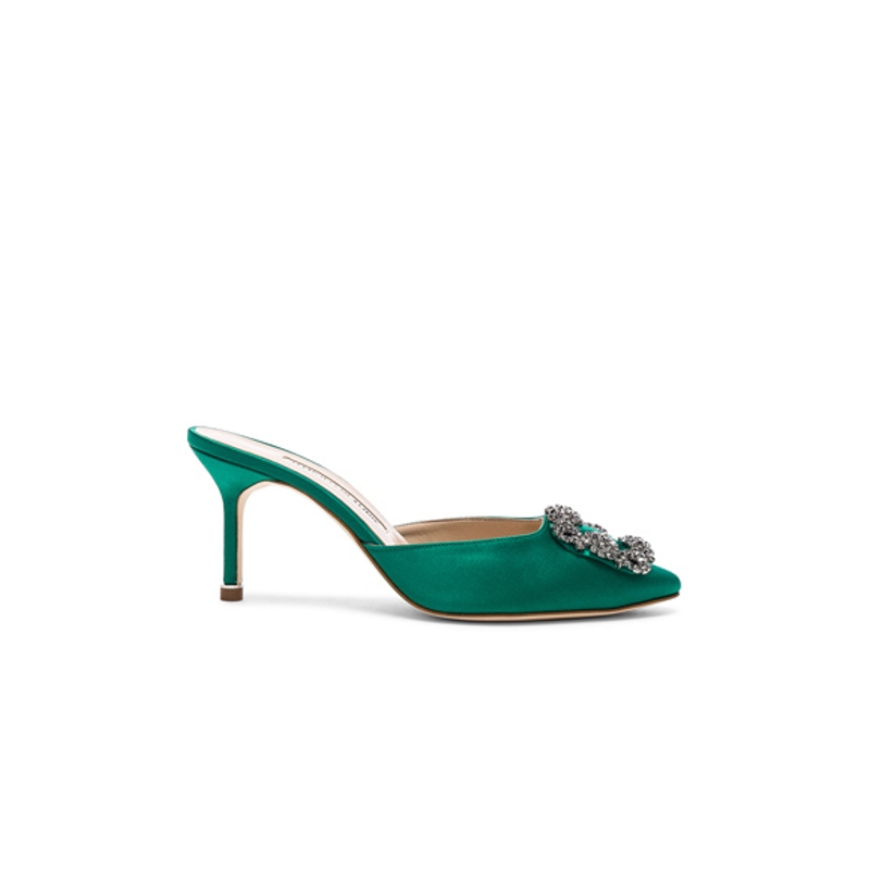 Manolo Blahnik HANGISI 70拖鞋FWRD时尚小众新品