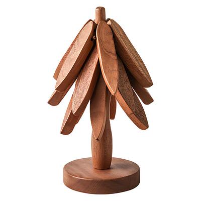 【一棵树】隔热垫实木加厚