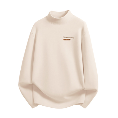 真维斯德绒半高领打底衫男生内搭青少年保暖内衣男款长袖t恤男士L