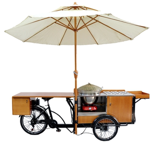 欧纳伯2025年新款糯米饭售卖小吃三轮车可电动商用网红摆摊倒骑驴