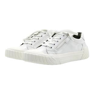 德国CAPRICE凯蝴蝶女鞋春夏新品时尚牛皮厚底休闲板鞋小白鞋23737