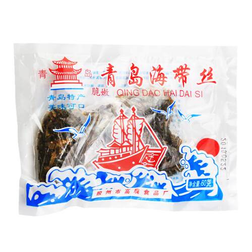 青岛海带丝特产即食干海带丝80后儿时味道厂家直销10袋20袋40袋