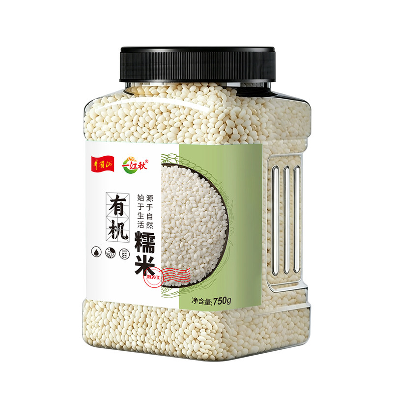 一江秋东北有机圆糯米750g新米