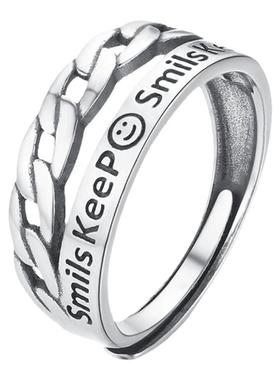 组合叠戴独特戒指男士复古男士