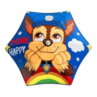 汪汪队儿童雨伞防晒UPF50+幼儿园宝宝男童女童上学长柄晴雨遮阳伞