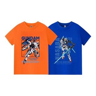 男童短袖T恤儿童纯棉夏季新款童装中大童男孩帅气宽松上衣半袖t潮