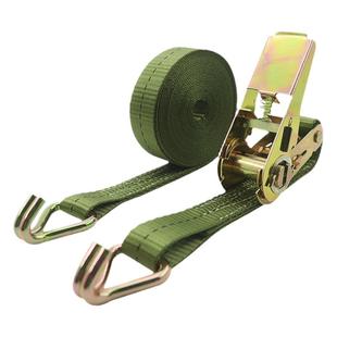 1寸小号锌合金钢紧绳器收紧小步步紧双挂钩货物捆绑带军绿色25mm