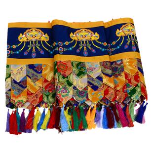 藏式帷幔藏族特色室内装饰密宗寺院佛堂布置狮头围幔墙围桌围普玛