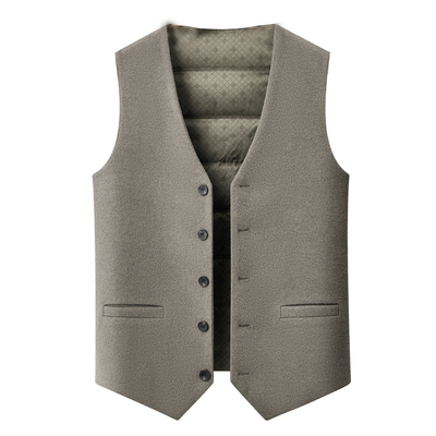 2025新款时尚中年男士羽绒马甲