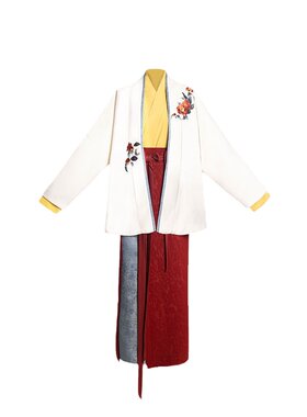 拟梦秋冬日常汉服汉元素红色