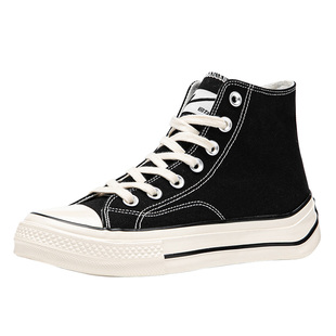 回力经典高帮帆布鞋男款2025春季新款男鞋休闲鞋子百搭运动女板鞋