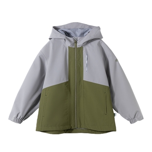 mipo春季儿童薄款外套男童夹克女童户外运动三防防水透气服软壳衣