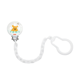 NUK萌趣安抚奶嘴链防掉链婴儿安抚奶嘴夹链0个月以上可爱包邮