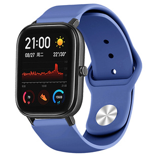 适用华米手表Amazfit GTR 4/3/2pro 硅胶小米s4表带GTS 4/3/2运动小米S2/S1pro智能color/2腕带配件balance