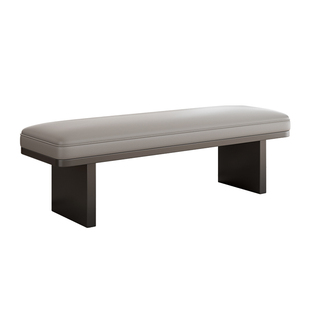 换鞋凳门口家用轻奢高级感入户门玄关穿鞋凳生态真皮软包垫长条凳