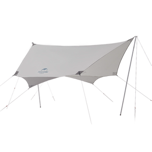 Naturehike挪客旭日天幕帐篷便携户外露营野营装备涂银防晒六角