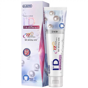 韩国ozone欧志姆牙膏美白去渍清新口气去口臭去牙黄烟渍原装进口