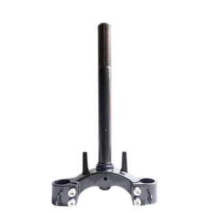 电动车27管方向柱休闲三轮吊丝款转向柱简易款液压减震前叉立柱