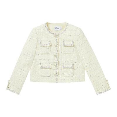 self-portrait圆领上衣外套