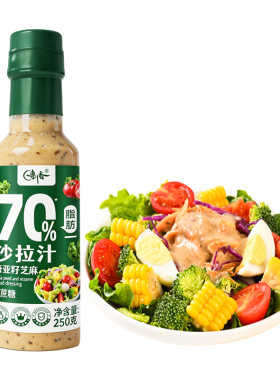 奇亚籽沙拉汁沙拉酱蔬菜水果专用