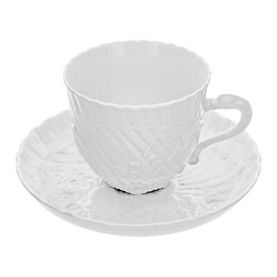 梅森Meissen浮雕天鹅卡布奇诺杯