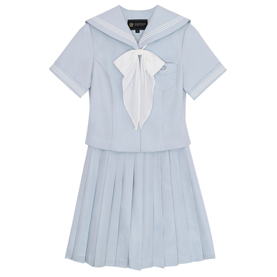 浅零川夏日清新JK水手服套装